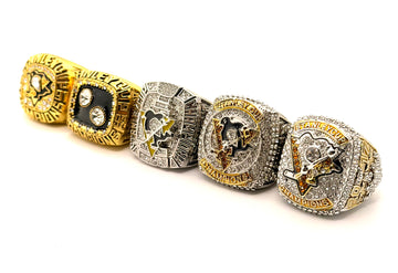 NHL / 1991 1992 2009 2016 2017 Pittsburgh Penguins Stanley Cup Championship Rings Set