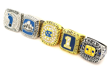 NCAA / 1982 1983 2005 2009 2017 North Carolina University ( UNC ) Tar Heels Championship Rings Set