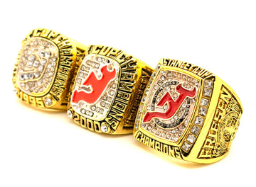 NHL / 1995 2000 2003 New Jersey Devils Stanley Cup Championship Rings Set