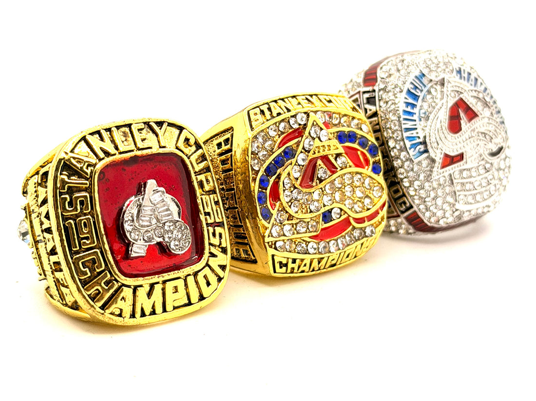 NHL / 1996 2001 2022 Colorado Avalanche Stanley Cup Championship Rings Set