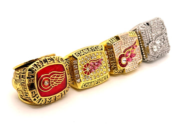 NHL / 1997 1998 2002 2008 Detroit Red Wings Stanley Cup Championship Rings Set