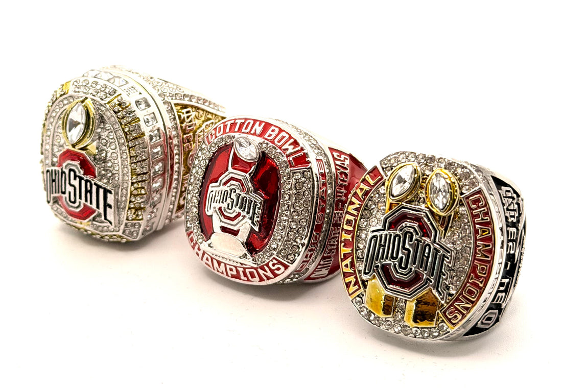 NCAA / 2024 2025 and 2025 Cotton Bowl Ohio state Buckeyes Championship rings set