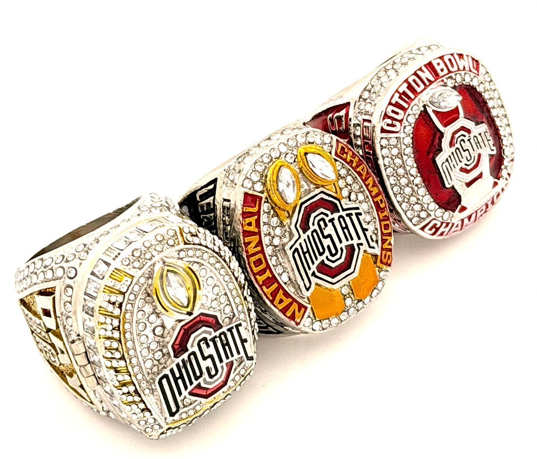 NCAA / 2024 2025 and 2025 Cotton Bowl Ohio state Buckeyes Championship rings set