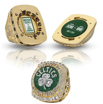 Boston Celtics 2024 Championship Ring / Gold Plated