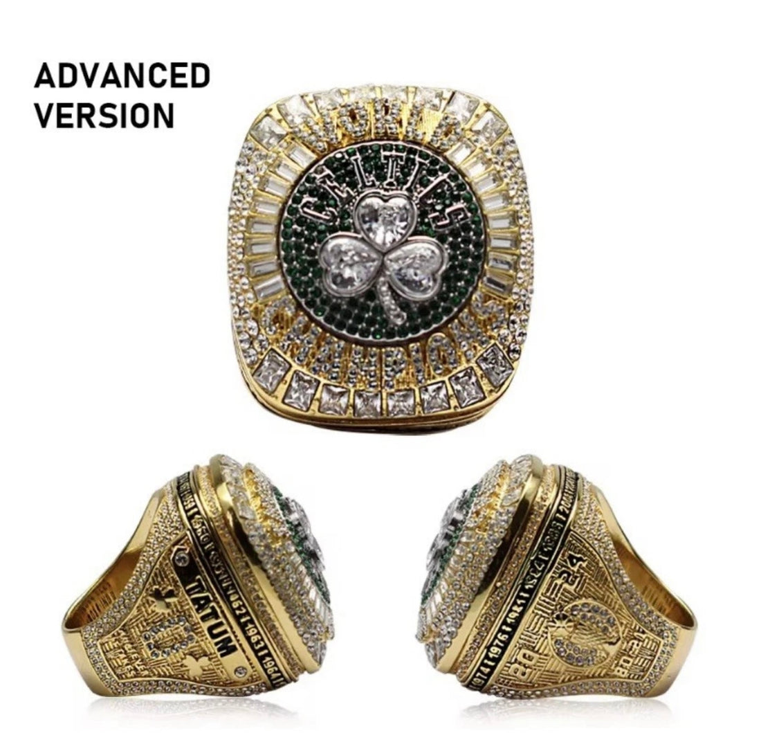 Boston Celtics 2024 Championship Ring / Gold Plated