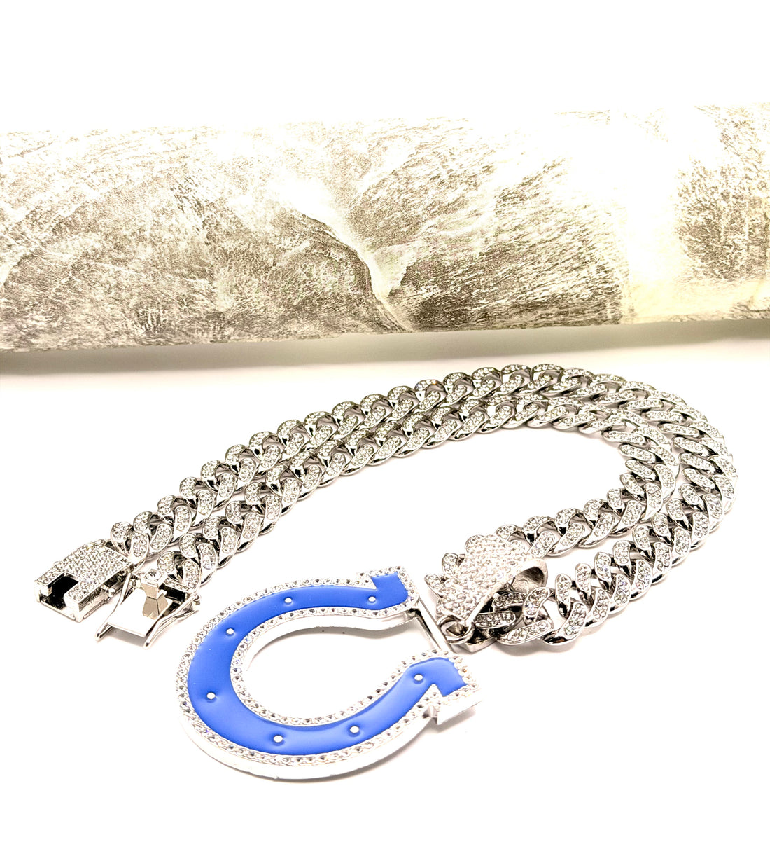 Hip Hop Necklace / Indianapolis Colts Silver Color