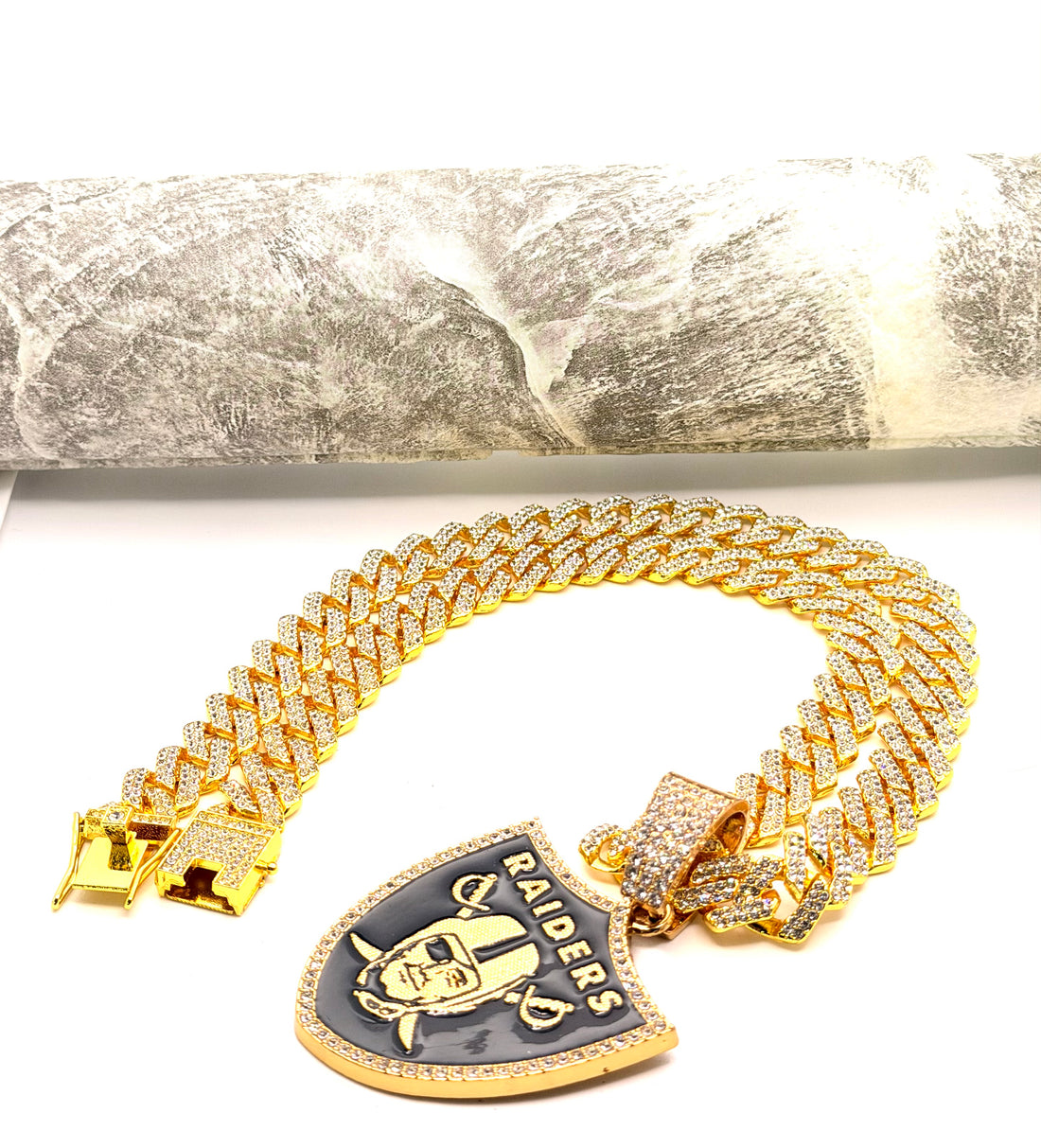 Hip Hop Necklace / Los Angeles Raiders Gold Color