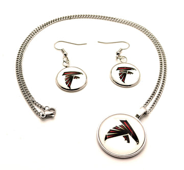 Earrings & Necklaces / Atlanta Falcons