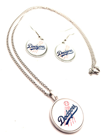 Earrings & Necklaces / Los Angeles Dodgers