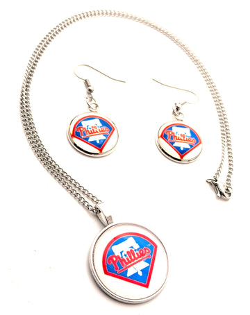 Earrings & Necklaces / Philadelphia Phillies