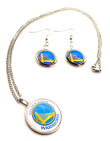 Earrings & Necklaces / Golden State Warriors