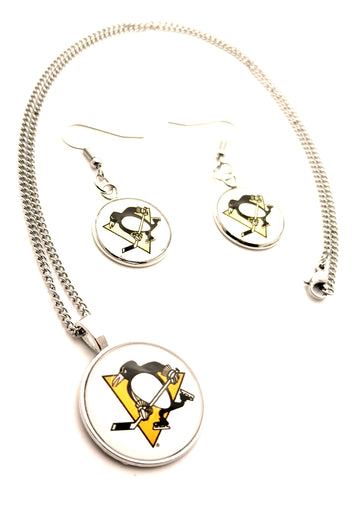 Earrings & Necklaces / Pittsburgh Penguins