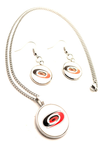 Earrings & Necklaces / Carolina Hurricanes