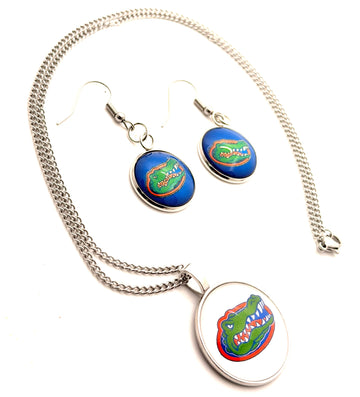 Earrings & Necklaces / Florida Gators