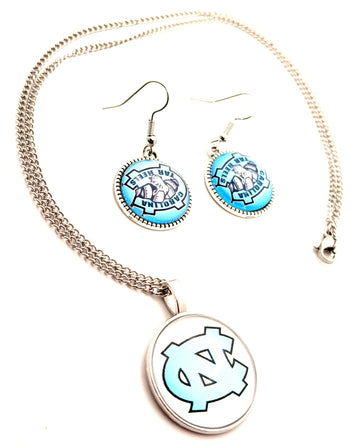 Earrings & Necklaces / North Carolina Tar Heels UNC