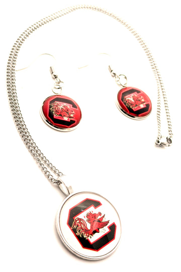 Earrings & Necklaces / South Carolina Gamecocks