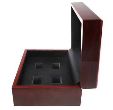4 holes Championship Ring Wooden box
