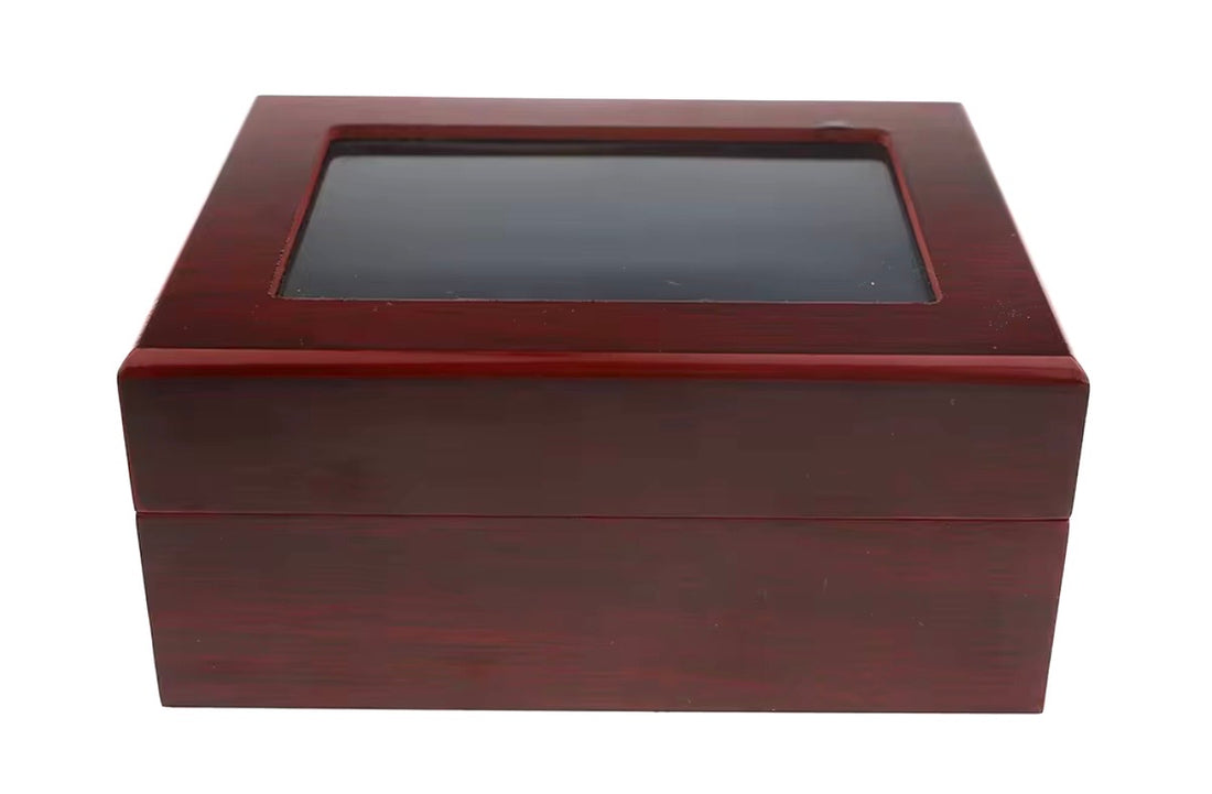 3 holes Championship Ring Wooden box