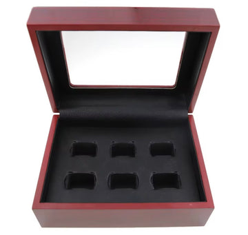 6 holes Championship Ring Wooden box