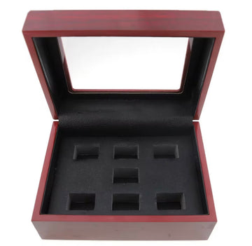 7 holes Championship Ring Wooden box