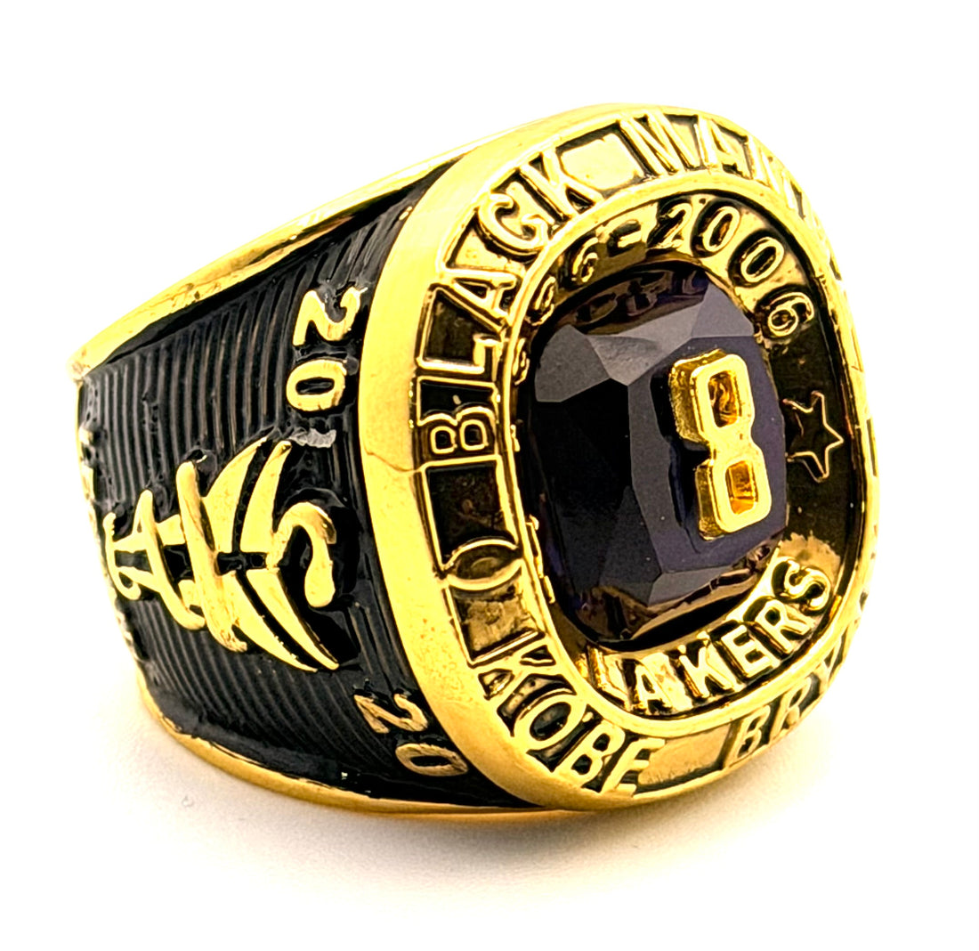 Los Angeles Lakers 1996-2006 Kobe Bryant retired #8 Championship Ring