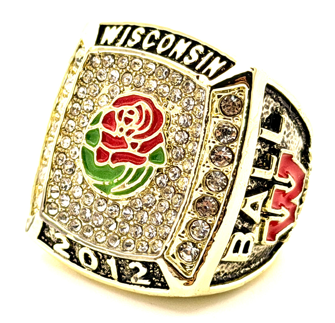NCAA / 2012 Wisconsin Badgers Rose Bowl Championship Ring /Montee Ball