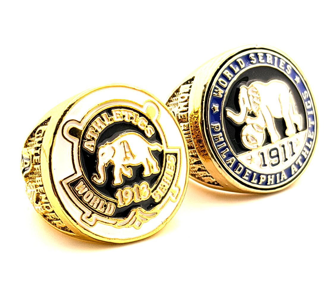 MLB / 1911 and 1913 Oakland Athletics ( A’S ) World Series Championship RingA set