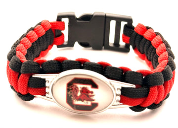 NCAA Bracelets / South Carolina University Gamecocks ( SCU )