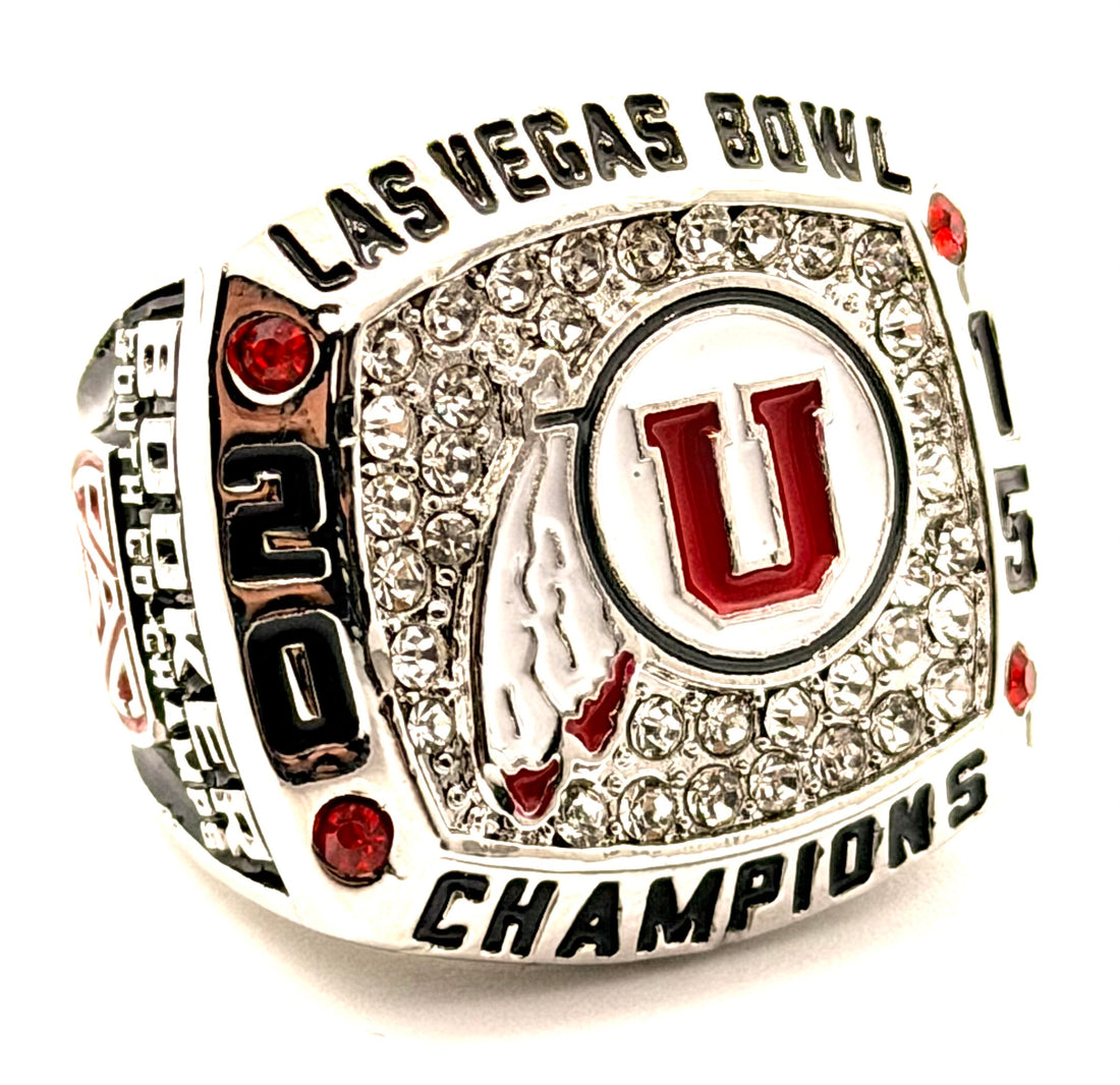 NCAA / 2015 Utah Utes Las Vegas Bowl Champions Ring / Booker