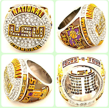 NCAA / 2023 Louisiana University LSU Women's Basketball Championship Ring Size11