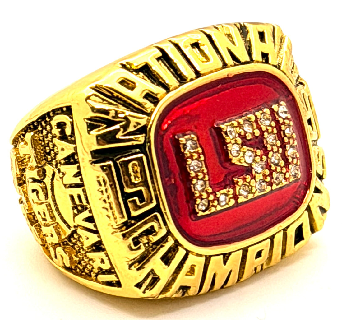 NCAA / 1991 LSU Tigers Championship Ring / Canevari
