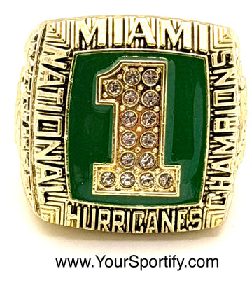 NCAA / 1989 Miami Hurricanes Championship Ring