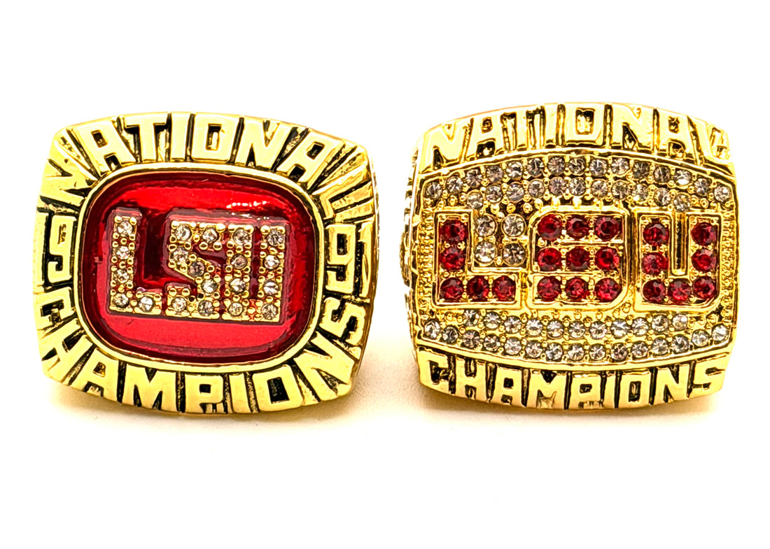 NCAA / 1991 and 2003 LSU Tigers championship rings set
