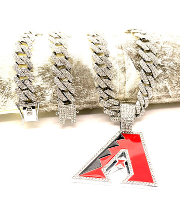 Hip Hop Necklace / Arizona DiamondBacks