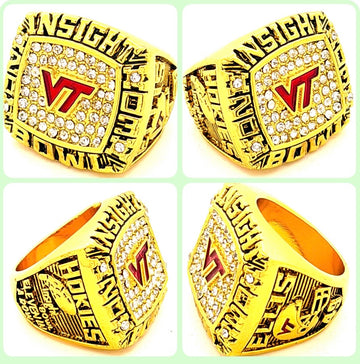 NCAA / 2002 - 2003 Insight Bowl VT  Virginia Tech Hokies Champions Ring