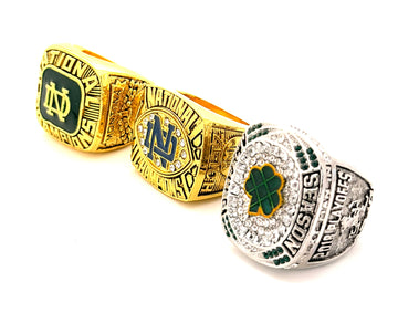 NCAA / 1977 1988 2018 Notre Dame Irish ☘️ Championship Rings Set