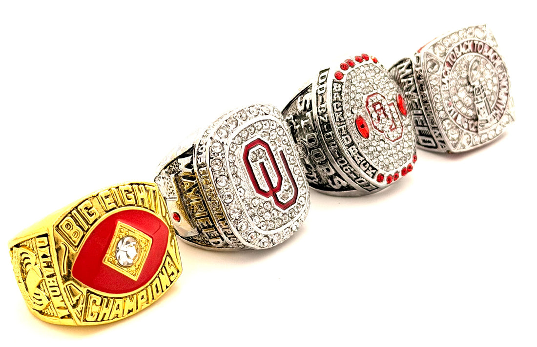 NCAA / 1987 2015 2016 2017 Oklahoma Sooners Championship Rings Set