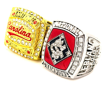 NCAA / 2010 and 2011 South Carolina University SCU Gamecocks Championship rings set