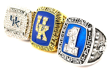 NCAA / 1996 , 1998 , 2012  Kentucky Wildcats ( UK ) Championship Rings Set