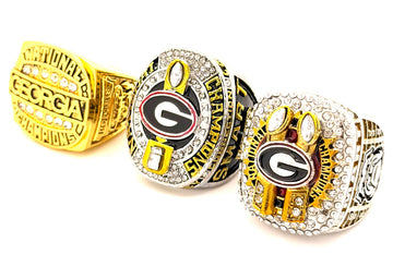 NCAA / 1980 2021 2022 Georgia Bulldogs Championship Rings set