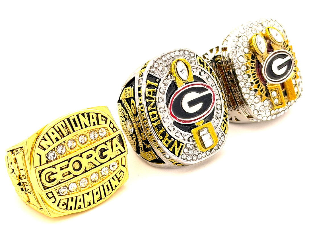 NCAA / 1980 2021 2022 Georgia Bulldogs Championship Rings set