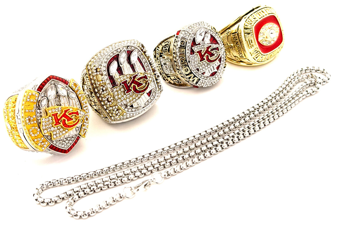 NFL / 1969 2019 2022 2023 Kansas City Chiefs Championship rings set