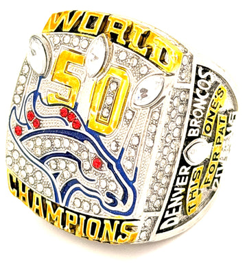 NFL Miller / 2015 Denver Broncos championship ring