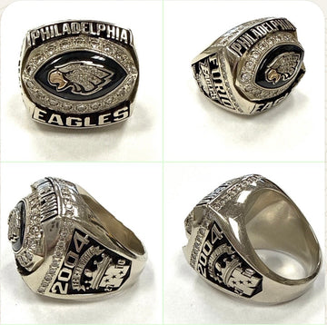 2004 Philadelphia Eagle NFC Championship Ring Sz 13.5