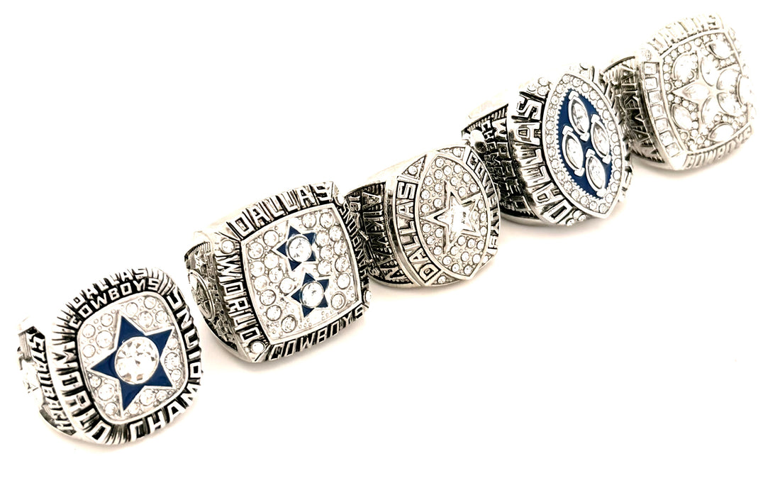 NFL /1971 1977 1992 1993 1995  Dallas Cowboys Championship rings set