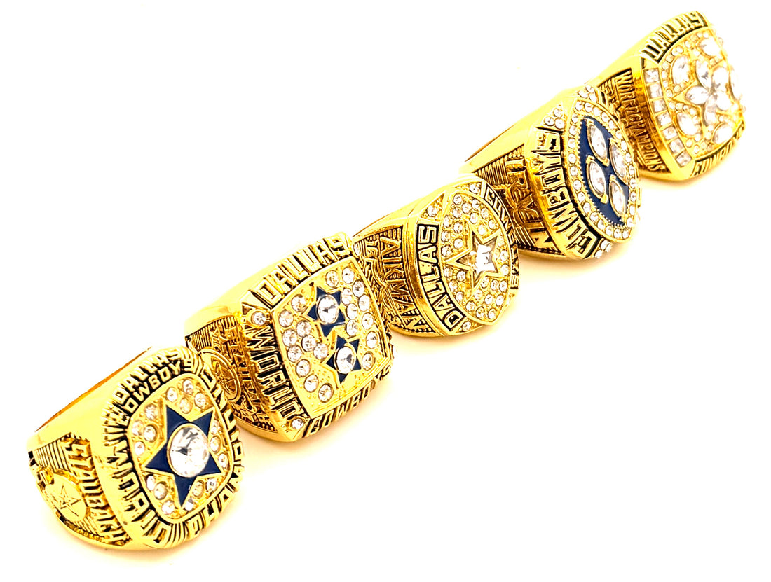 NFL / 1971 1977 1992 1993 1995 Dallas Cowboys Championship rings set