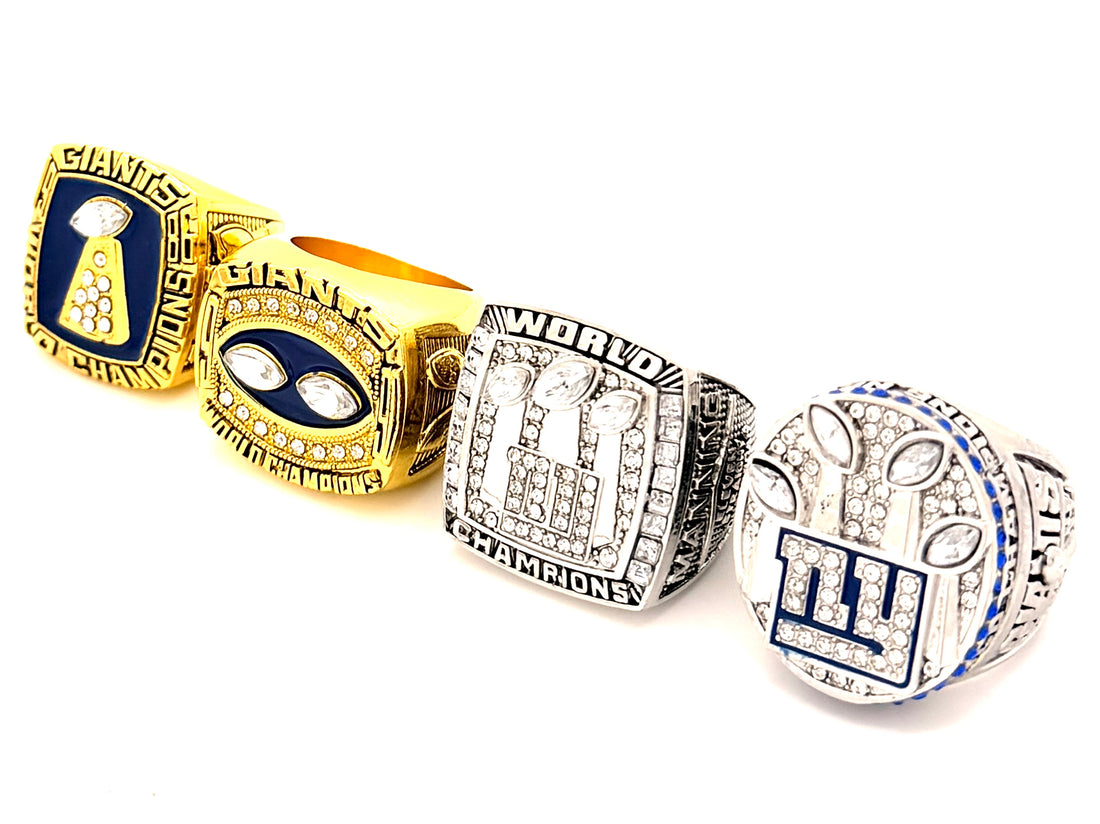 NFL / 1986 1990 2007 2011 New York Giants Championship Rings set