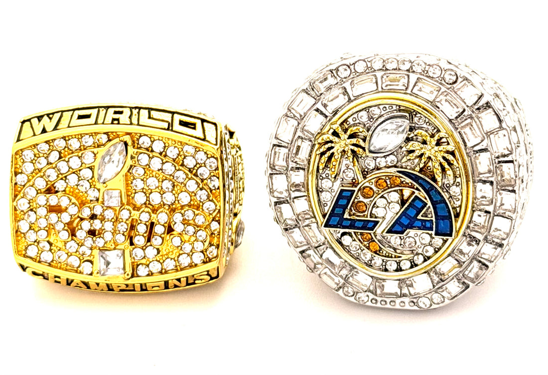 NFL / 1999 and 2021 Los Angeles Rams Championships Rings set