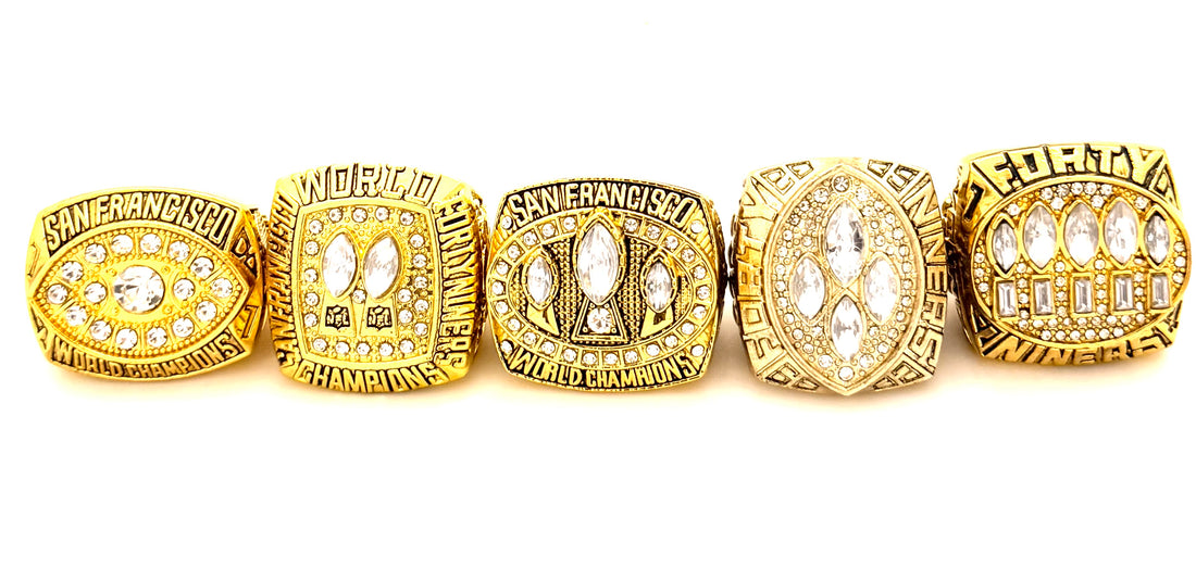 NFL / 1981 1984 1988 1989 1994 San Francisco 49ers Championship Rings set