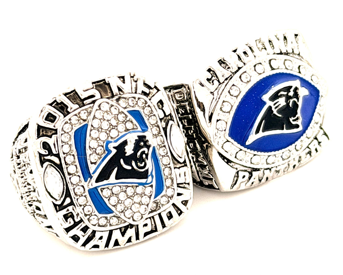 NFL / 2003 and 2015 Carolina Panthers NFC Championship Rings set